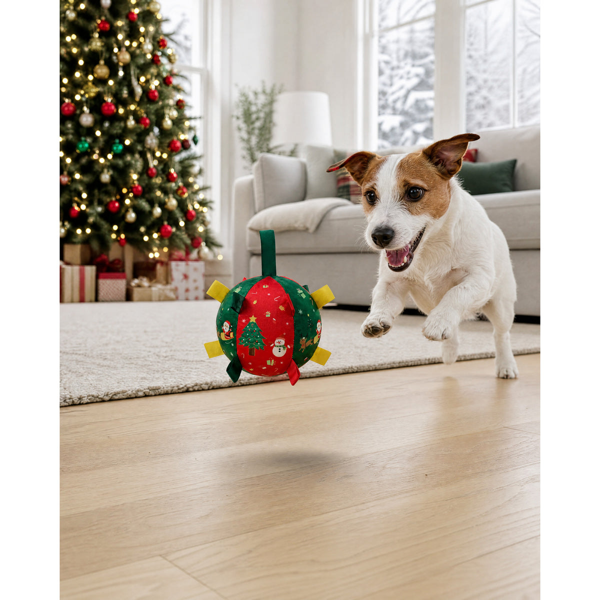 Jingle Bounce Dog Ball