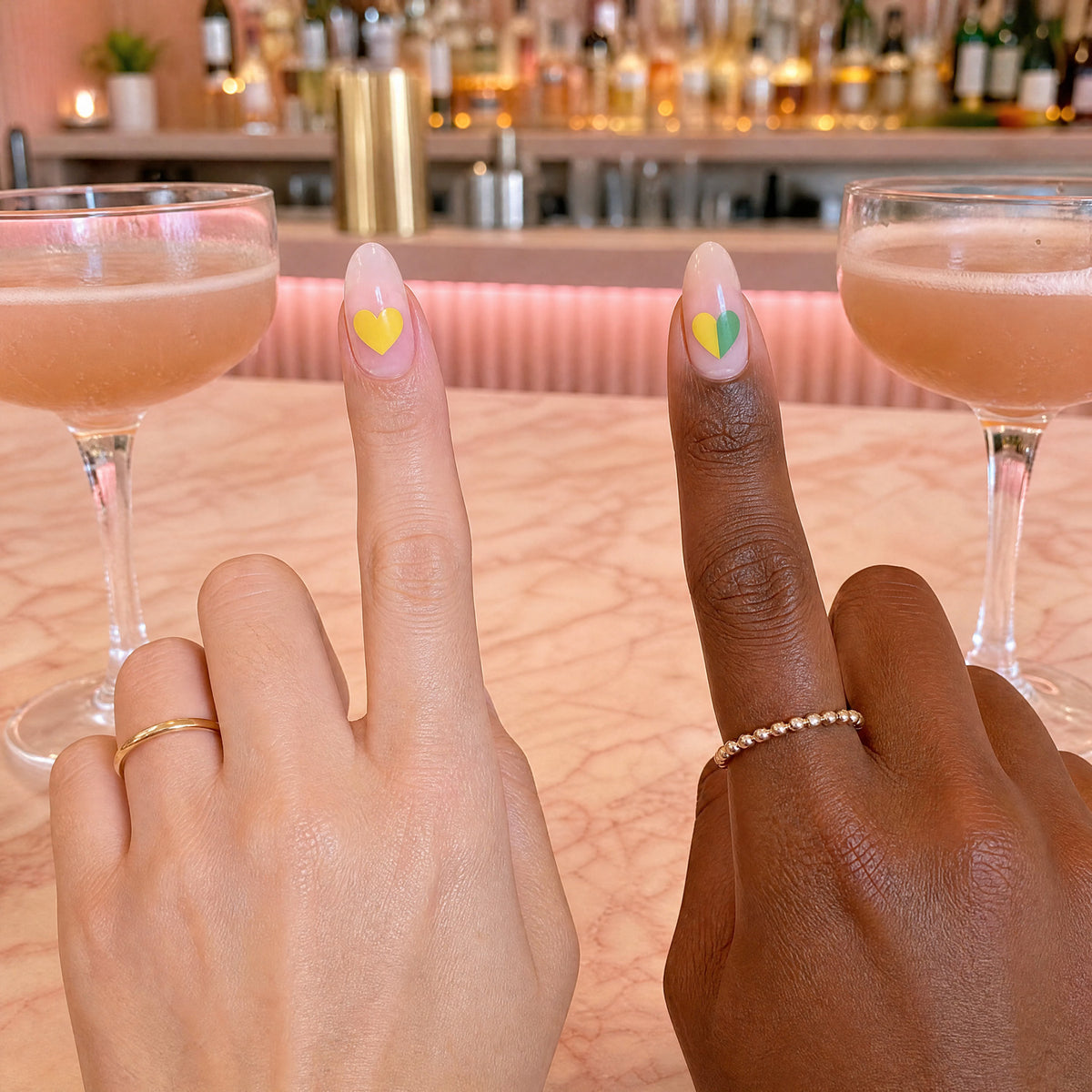 Wingwoman Drink Test Nail Stickers