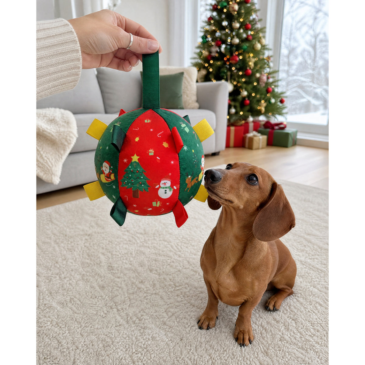 Jingle Bounce Dog Ball