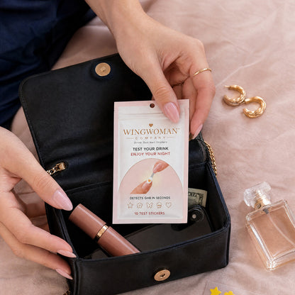 Wingwoman Drink Test Nail Stickers